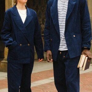 Tombolo Navy Cord Blazer